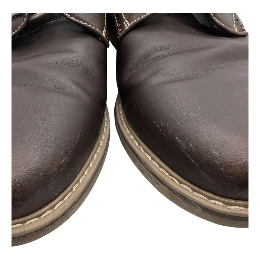 Restoration Preston Lace Up Oxford Men's Size 9M Brown Classic Dress Shoes Basic